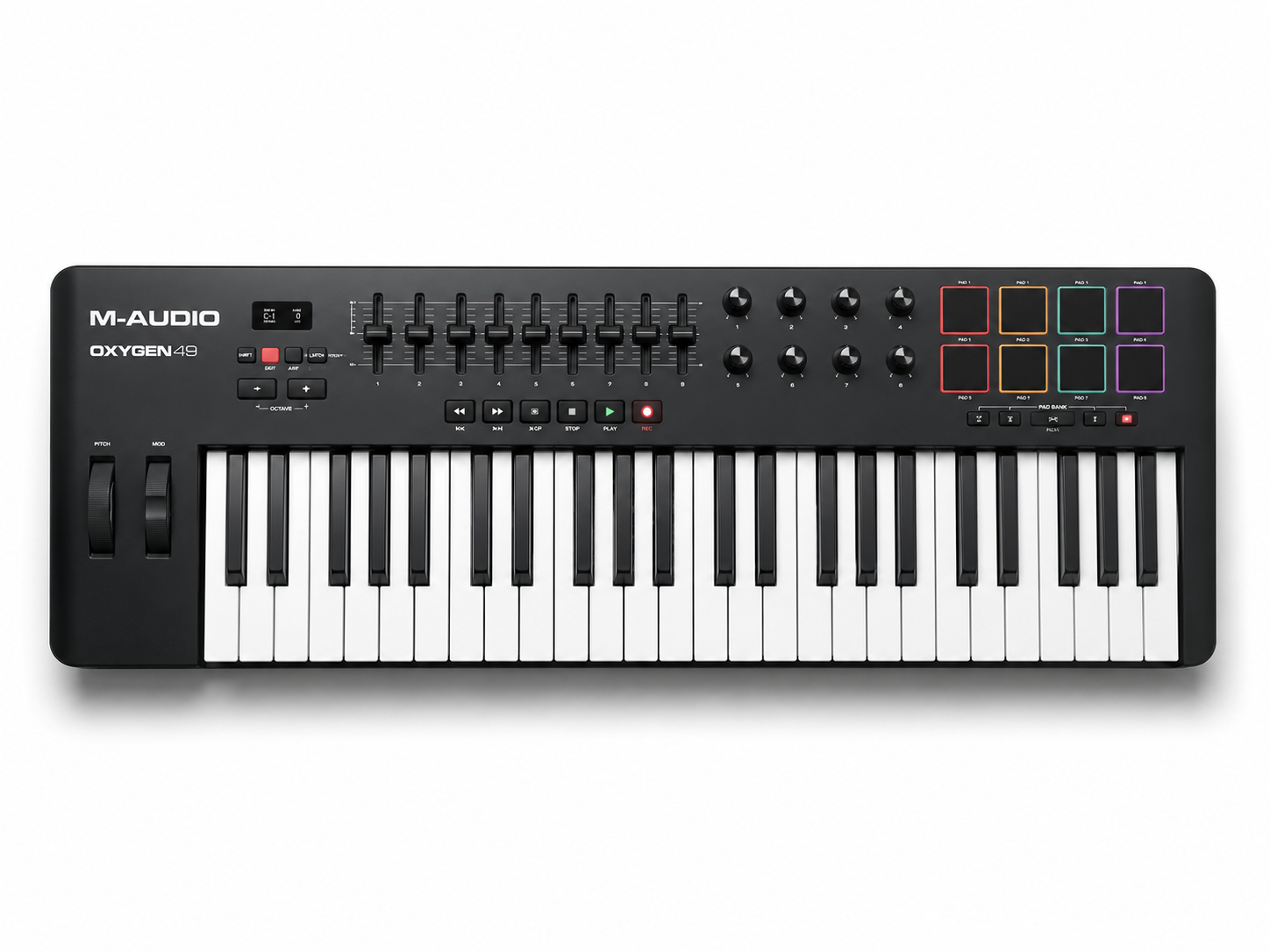 Why the M-Audio Oxygen 49 is One of the Best MIDI Controllers for Music Production M-Audio Oxygen 49 Keyboard Controller