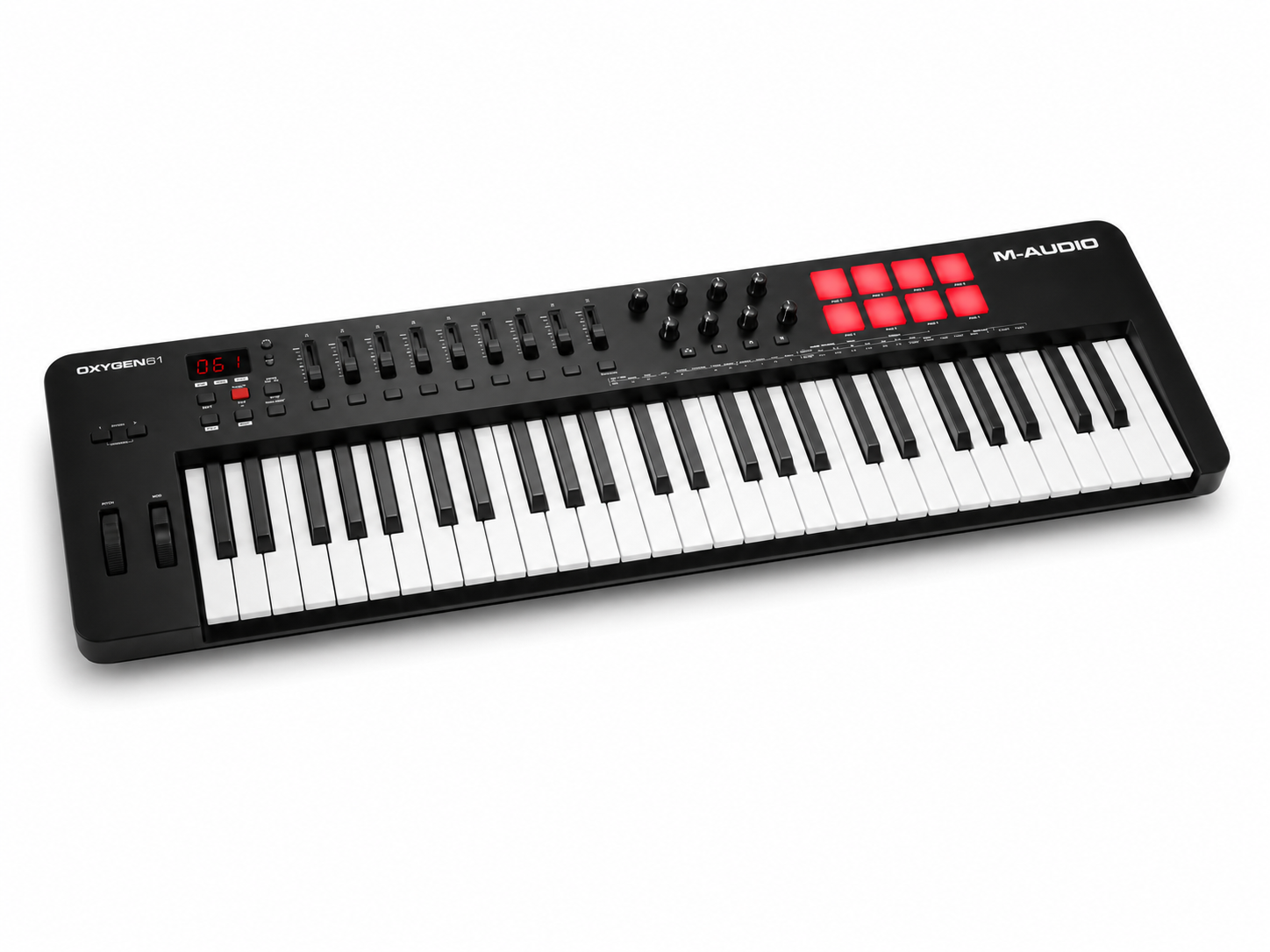 M-Audio Oxygen 61: The Complete MIDI Keyboard for Producers and Musicians M-Audio Oxygen 61 USB Keyboard