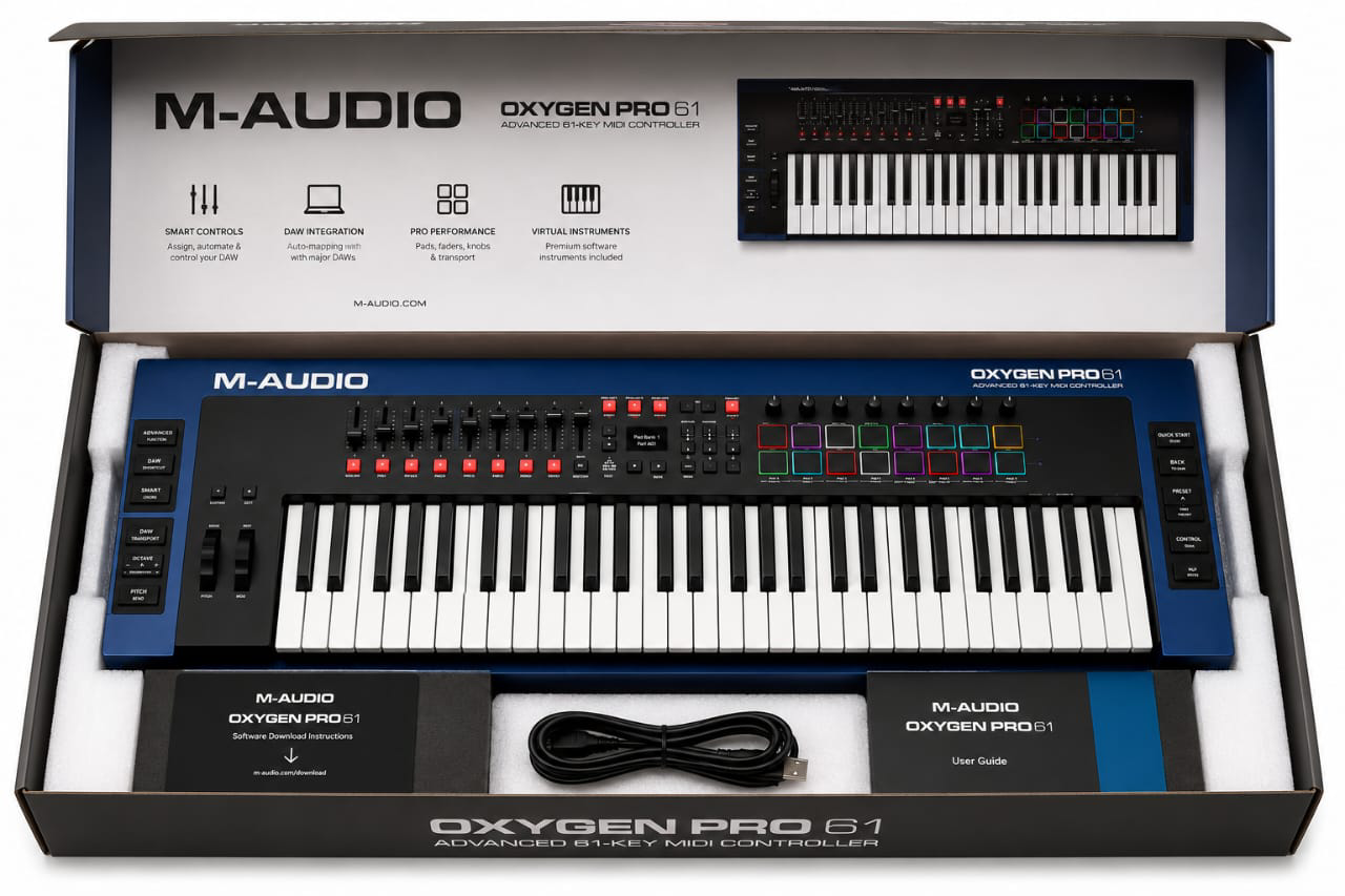 Best Quality M-Audio Oxygen Pro 61 for Sales in Kenya M-Audio Oxygen Pro 61 for sales in Kenya