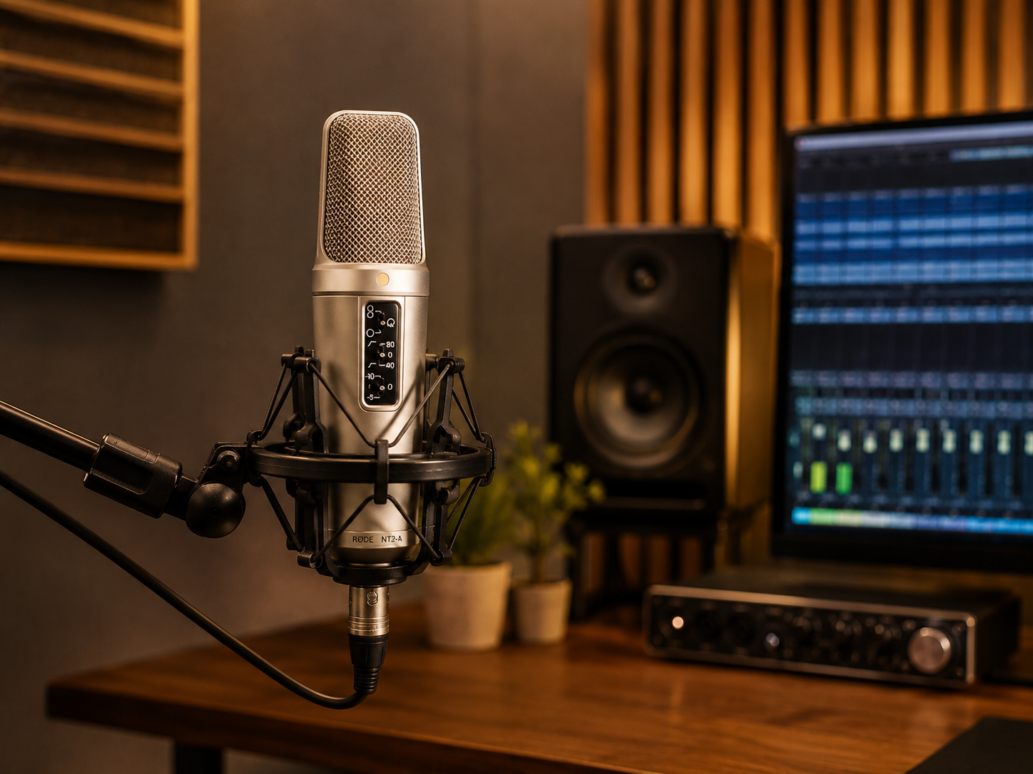 RØDE NT2-A: The Versatile Studio Microphone Built for Professional Recording Success RØDE NT2-A Condenser Microphone
