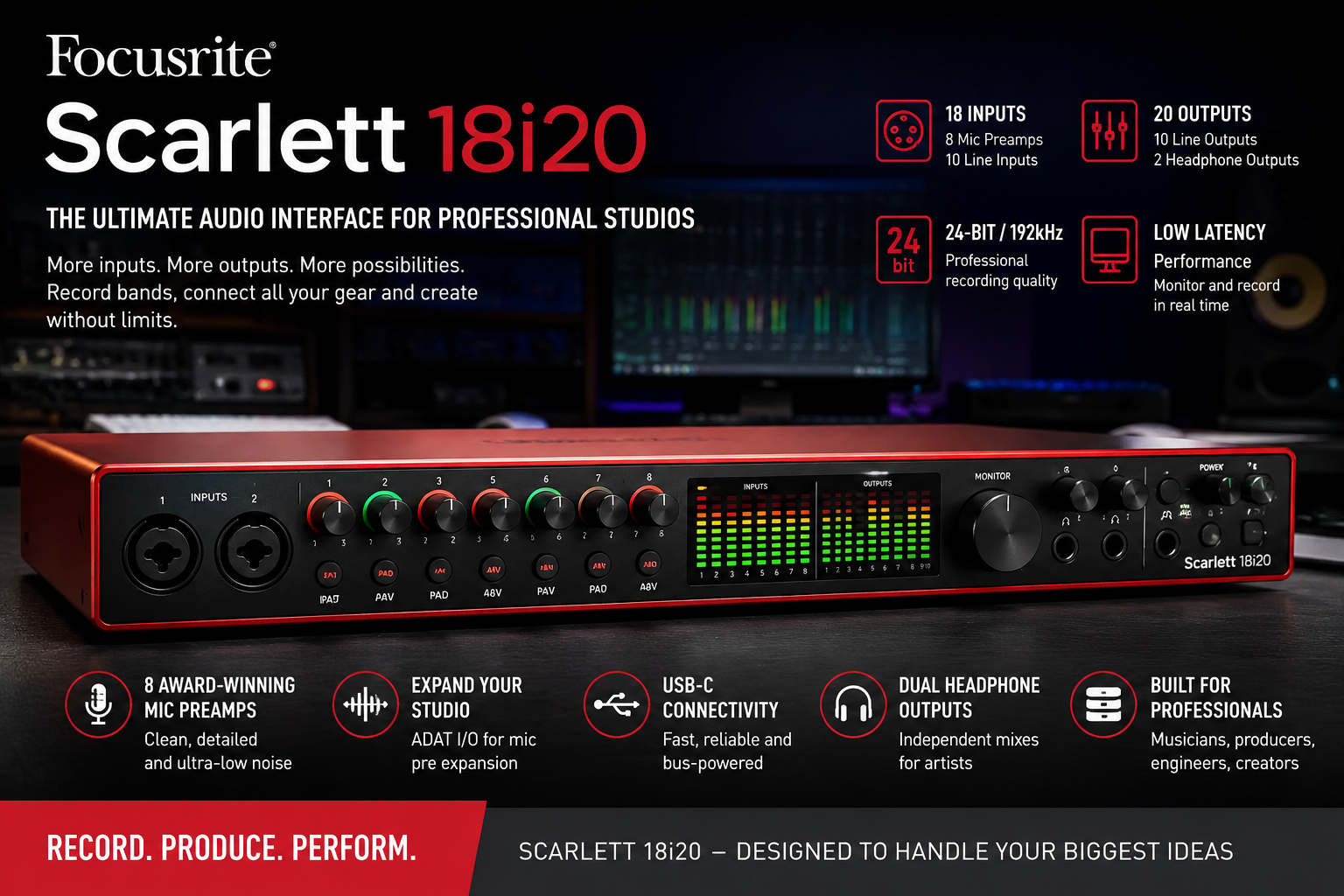 Focusrite Scarlett 18i20 price in Kenya