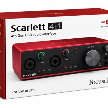 Focusrite Scarlett Solo 4th Gen:Powerful, and Reliable
