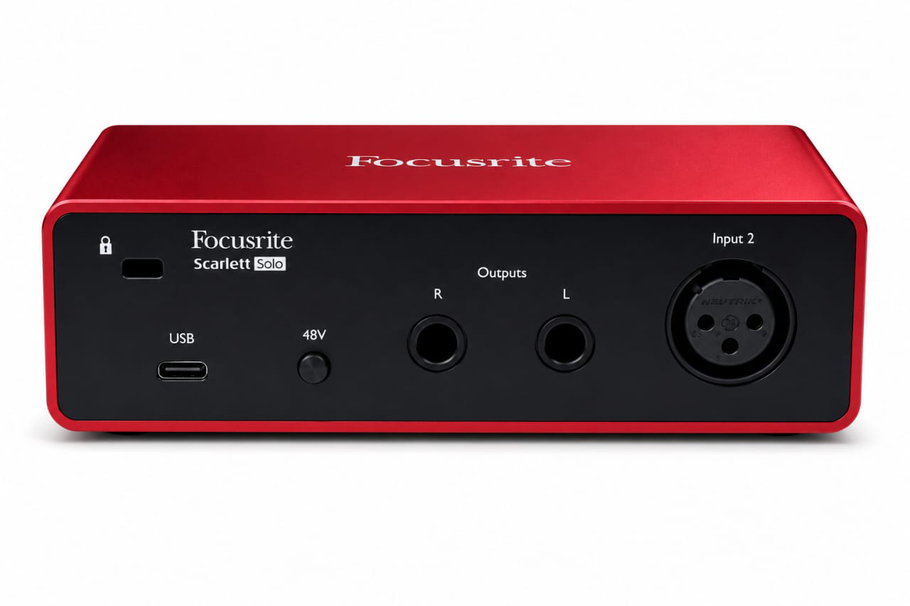 No.1 Best Scarlett Solo Audio Interface for Studio Creators Scarlett Solo audio interface