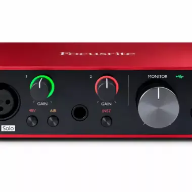Focusrite Scarlett Solo 4th Gen:Powerful, and Reliable
