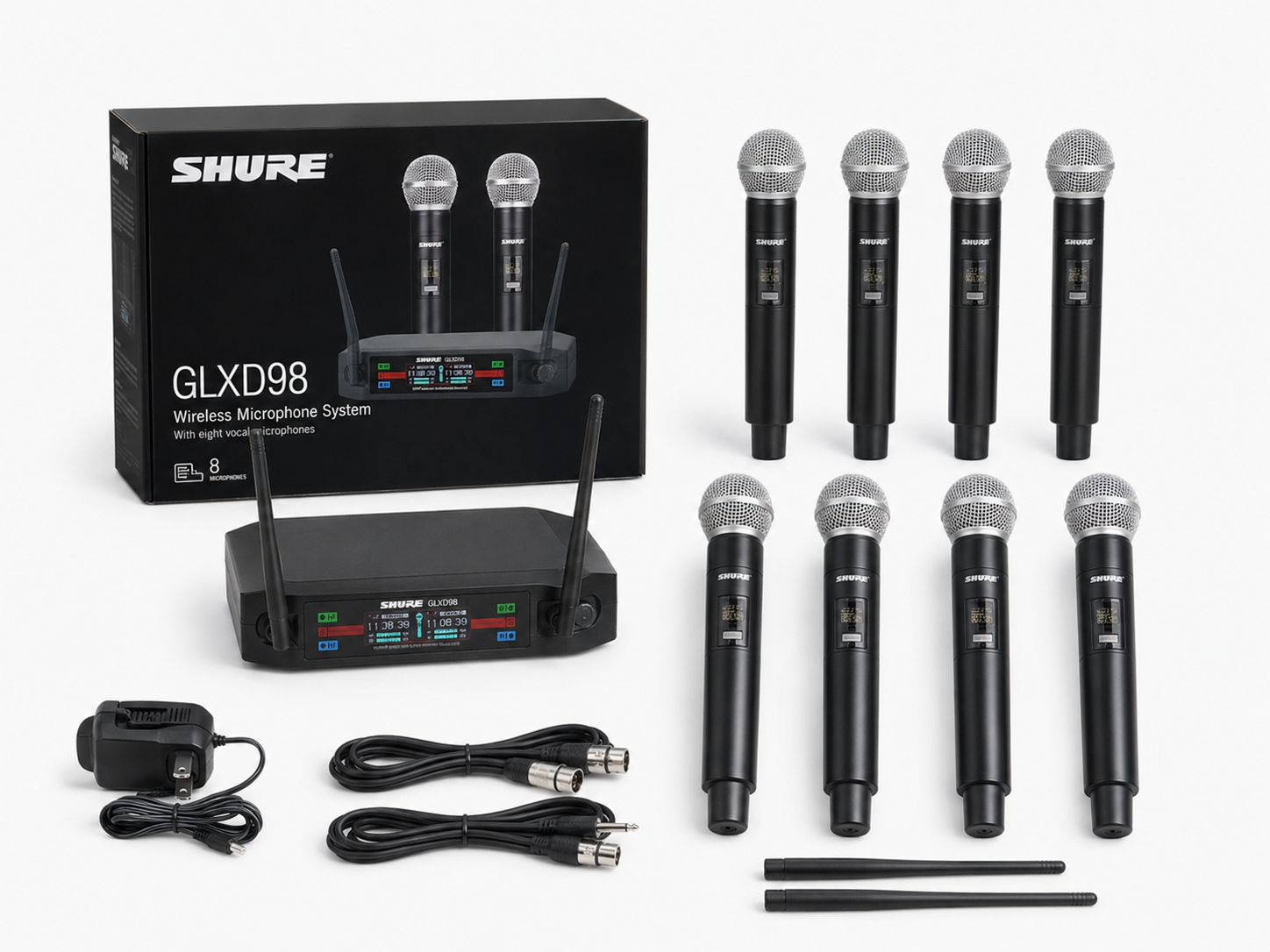 Why the Shure GLXD98 Wireless Microphone System Is a Smart Investment for Professional Sound Applications Shure GLXD98 8 in 1 Wireless Microphone System