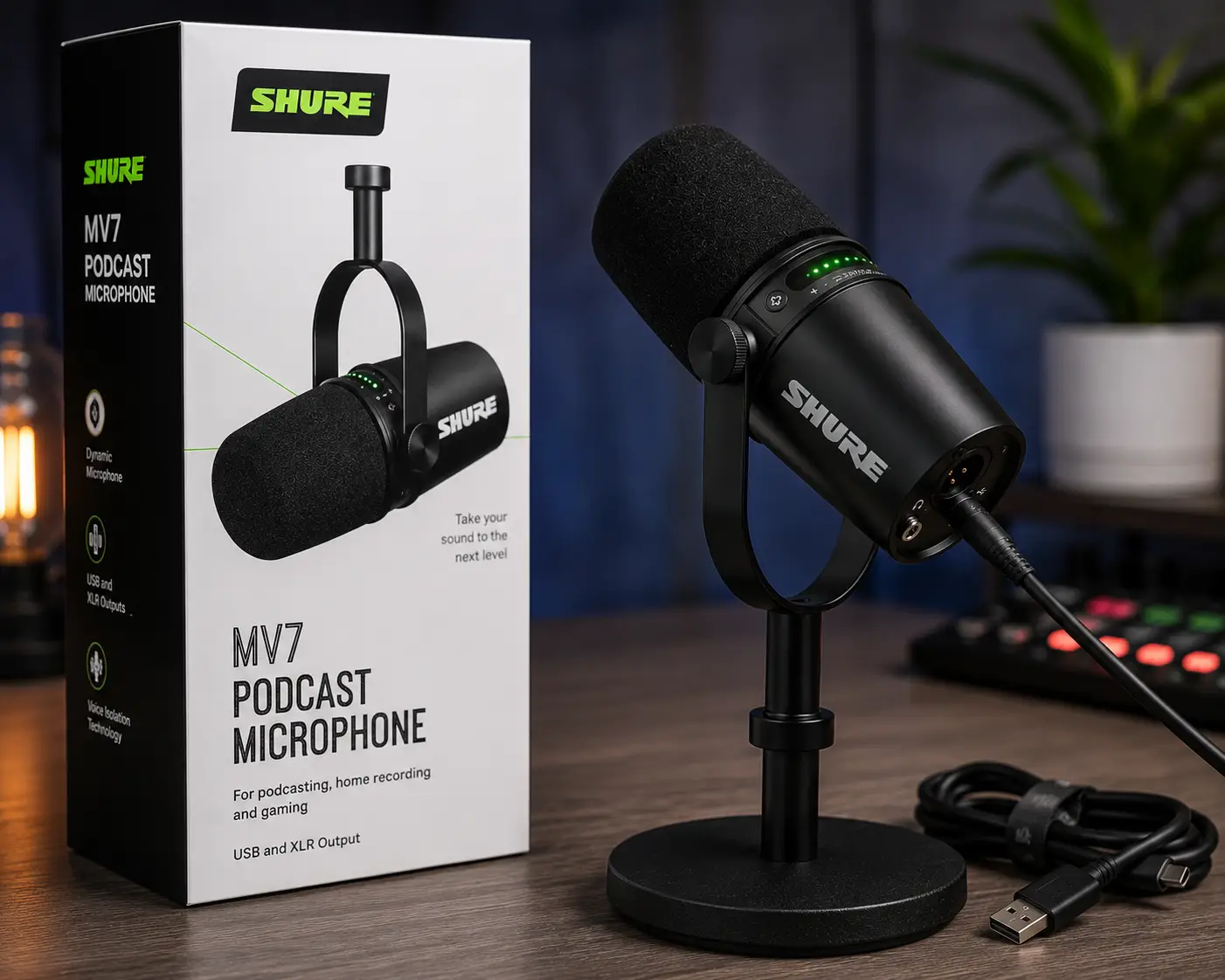 Shure MV7 Price In Kenya – The Ultimate Podcast Microphone for Content Creators and Professionals Shure MV7 For Sale Kenya