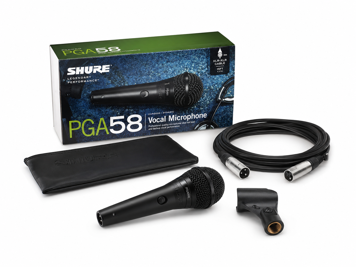 Shure PGA58 Dynamic Vocal Wired Microphone: Reliable Sound for Every Performance Shure PGA58 For Sale