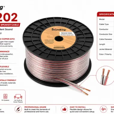 How SoundKing GA202 Signal Cables Improve Audio Quality in Professional Sound Systems