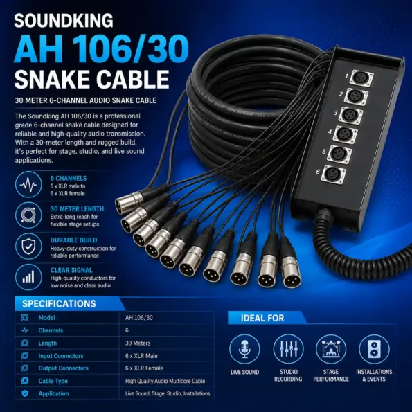 Soundking AH 106/30 Snake Cable
