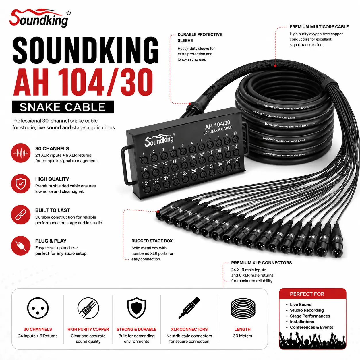 Soundking Snake Cable Kenya