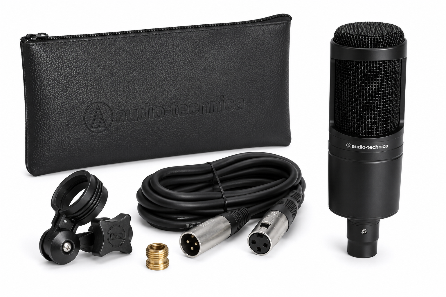 Audio Technica AT2020 Cardioid Condenser Microphone Price In Kenya – Studio Mic for Vocals, Podcasting and Recording Original Audio Technica AT2020 Kenya