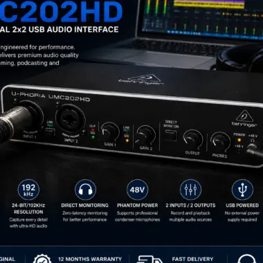 10 Reasons Why the Behringer UMC1820 Is the Perfect Audio Interface for Studios, Podcasters and Musicians in Kenya