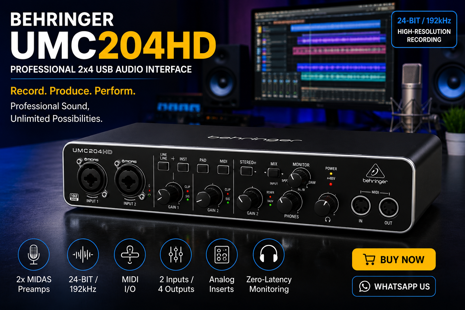 Behringer UMC204HD