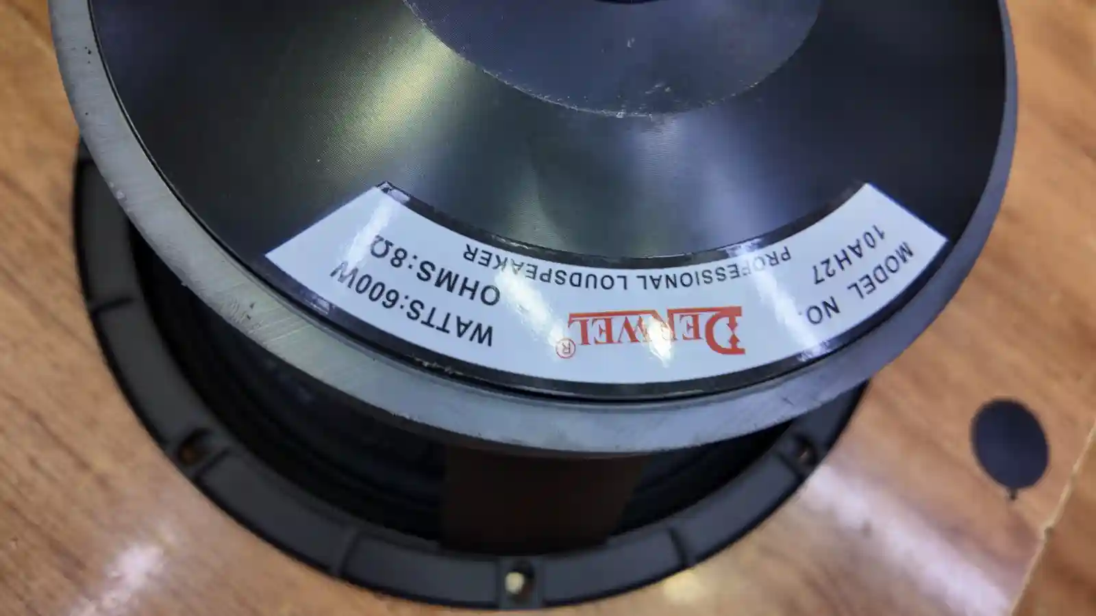 Derwel 10AH27 10-Inch Professional Loudspeaker – 600W 8 Ohm Speaker Driver for PA Systems, Stage Monitors and Custom Cabinets Derwel 10AH27 loudspeaker