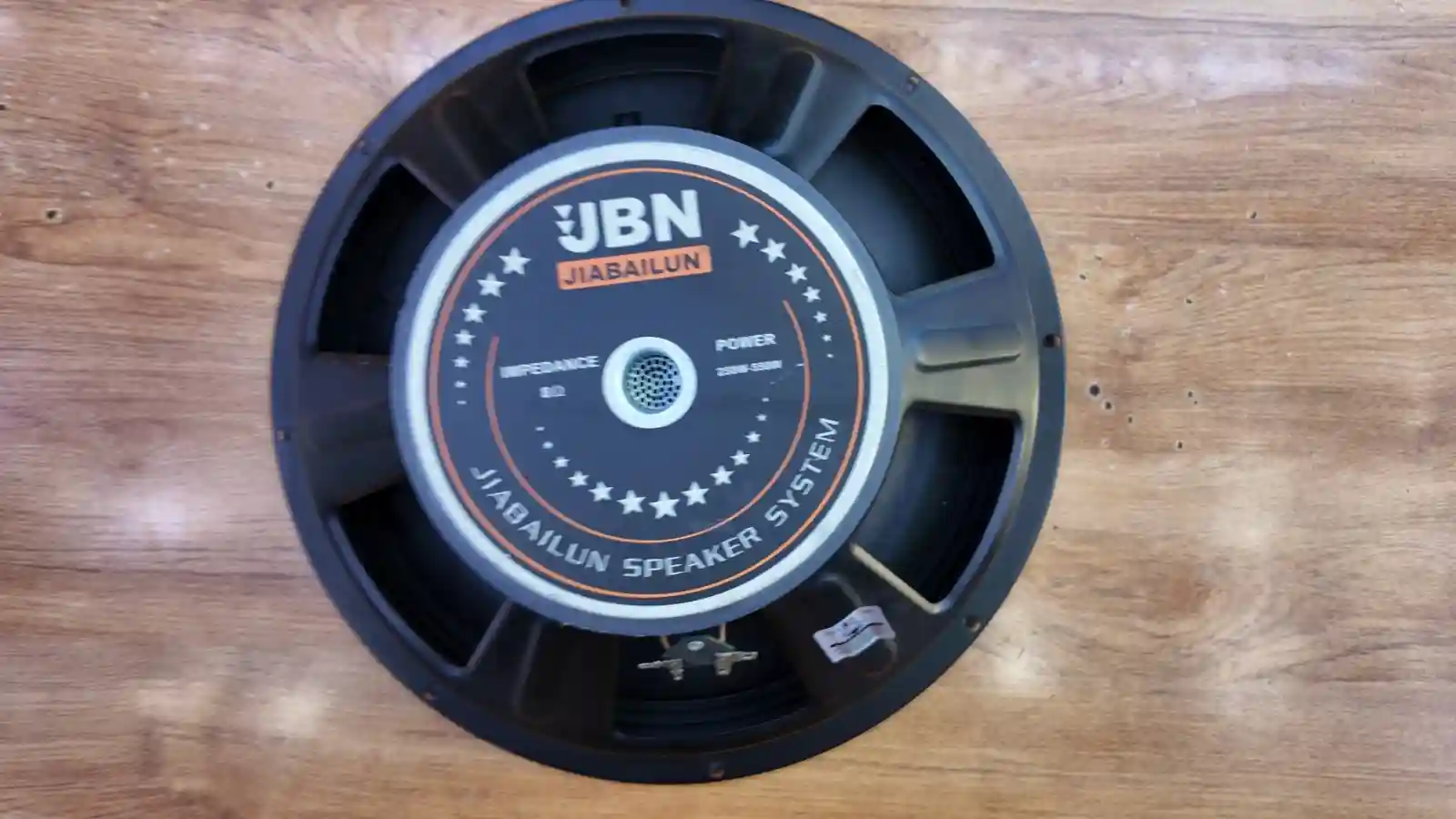 JBN 15 Inch Professional Woofer Speaker – 250W RMS 500W Peak 8 Ohm Replacement Loudspeaker for PA Systems, DJs and Custom Cabinets JBN 15 Inch professional speaker