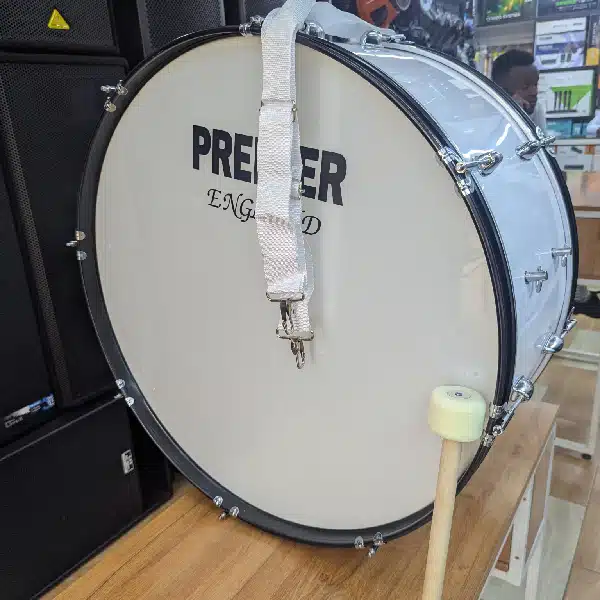 Premier-Marching-Drum-7 premier bass drum