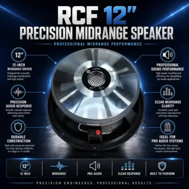 Thunder Sound TS 215 Speaker – Powerful Dual 15-Inch PA Speaker for DJs, Churches, Concerts and Rental Sound