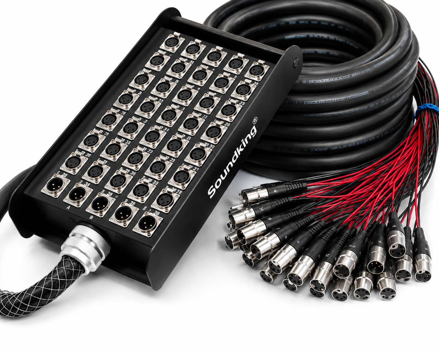 The Benefits of Using the Soundking AH121-50M Snake Cable for Professional Live Sound Soundking 50 Metre Multicore Cable