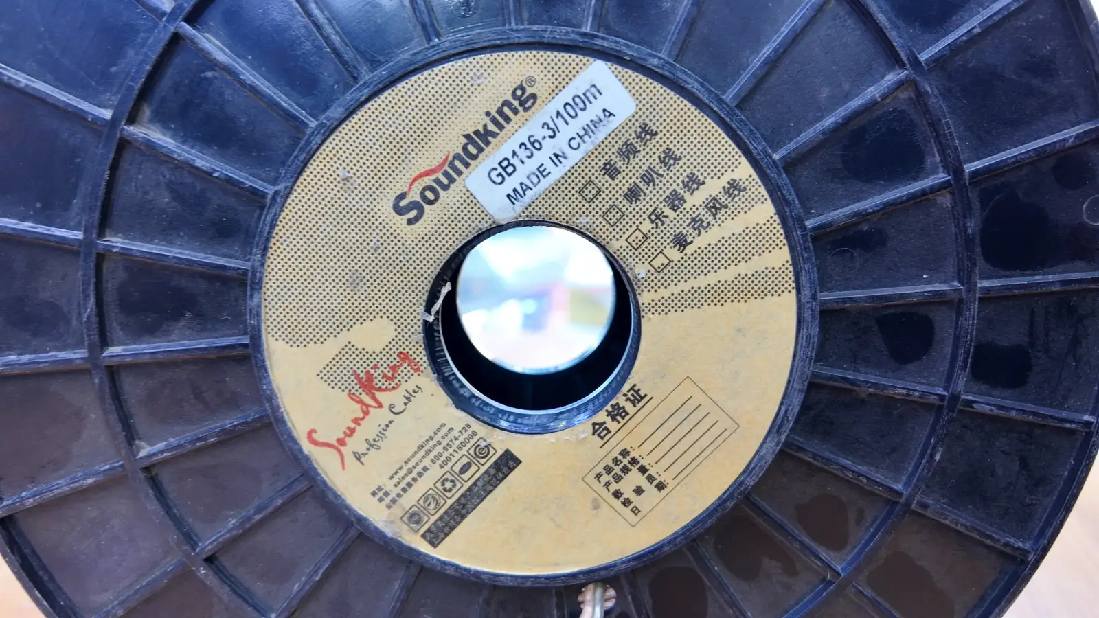 Soundking GB136-3/100m Professional Speaker Cable – 100 Meter Cable Roll for PA Systems, Amplifiers and Audio Installations Soundking cable roll Kenya