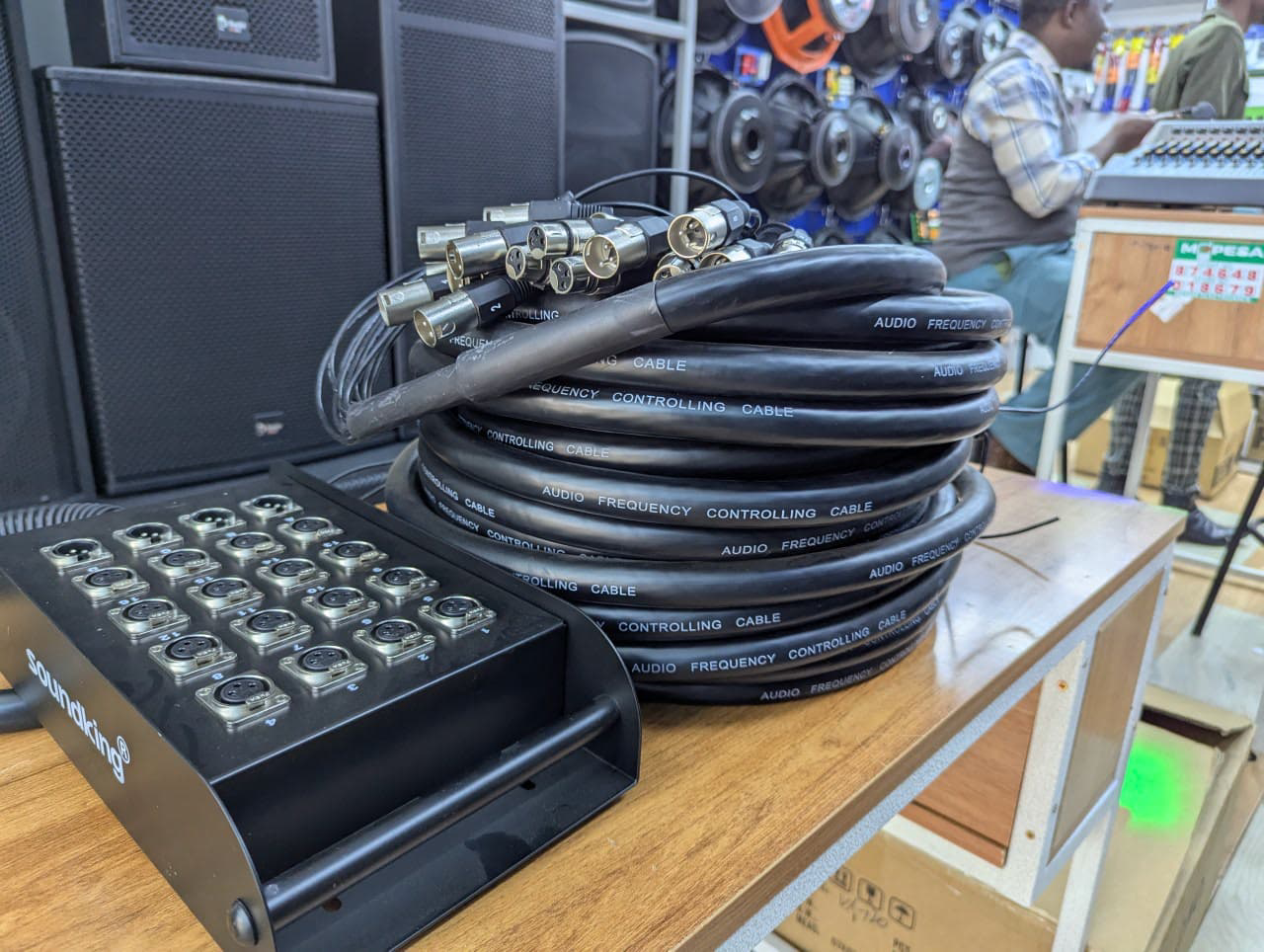 Soundking AH 104/30 Snake Cable for Efficient Live Sound Signal Distribution Soundking snake cable Kenya