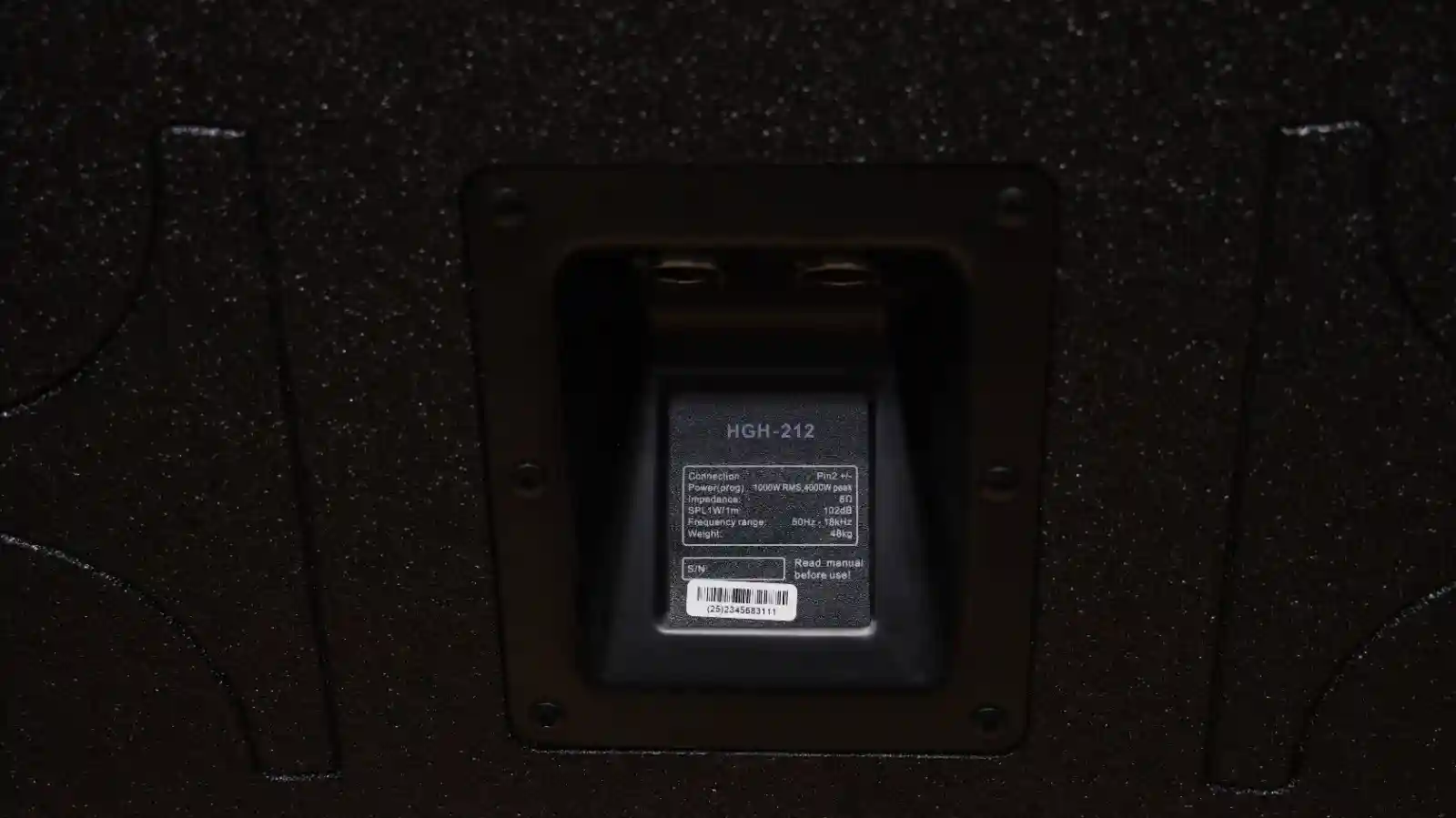 Thunder Sound HGH-212 dual 12 inch speaker