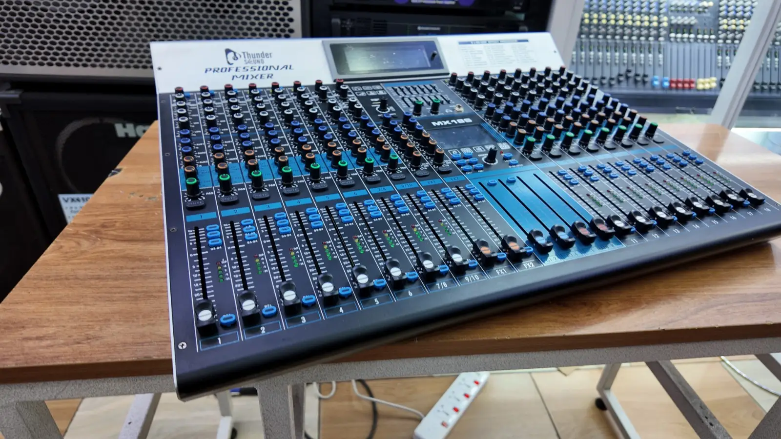 Thunder Sound MX14S Professional Mixer – 14 Channel Audio Mixer with DSP Effects, USB and Studio-Ready Sound Control Thunder Sound MX14S mixer