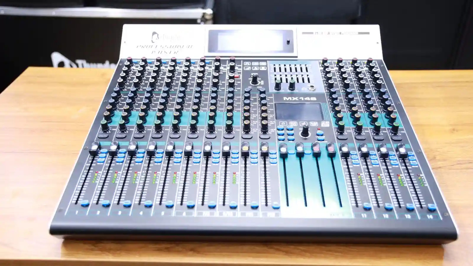 Thunder Sound MX14S Professional Mixer – 14 Channel Audio Mixer for Worship, Events, Studios and DJs Thunder Sound MX14S studio mixer