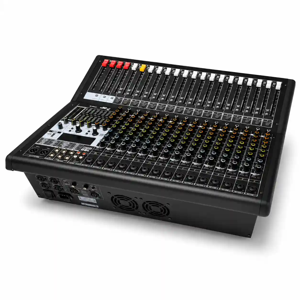 Thunder Sound TPW 16 Professional Powered Audio Mixer – 16 Channel Mixer with DSP Effects for Churches, Bands, DJs and PA Systems Thunder Sound TPW 16 Professional Powered Audio Mixer