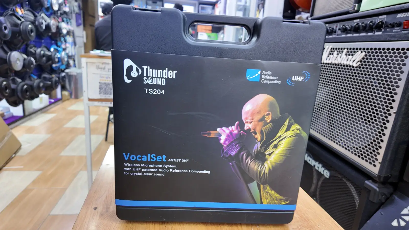 Thunder Sound TS204 Vocalset Artist UHF Wireless Microphone – Dual Handheld System for Churches, Events and Live Performance Thunder Sound TS204 Kenya