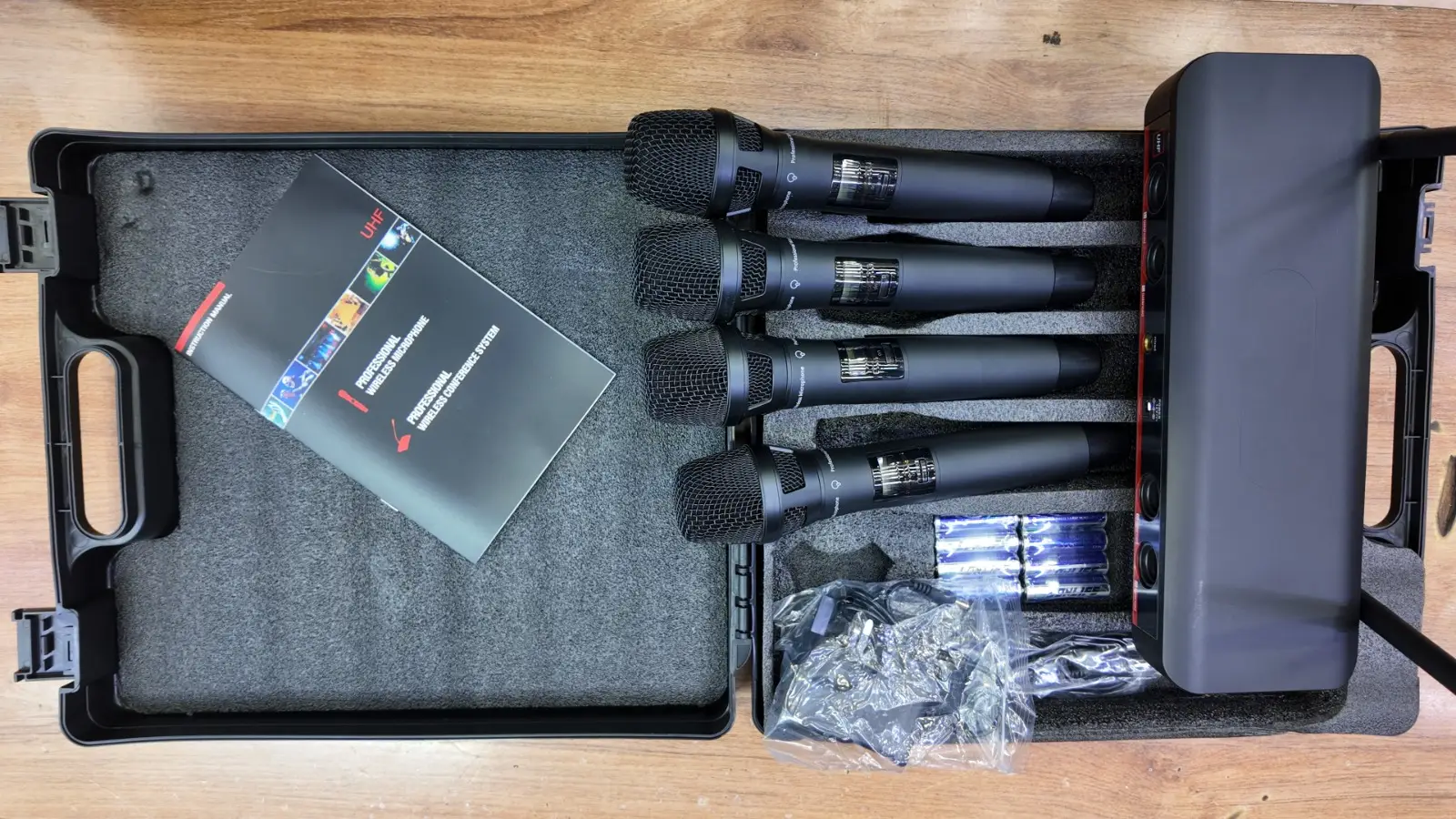 Thunder Sound TS204 Vocalset Artist UHF Wireless Microphone – Dual Handheld System for Churches, Events and Live Performance Thunder Sound TS204 price in Kenya