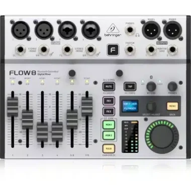 Thunder Sound TPW 8 Audio Mixer – Reliable Powered Mixer for Church Sound, DJs, Studios and Events