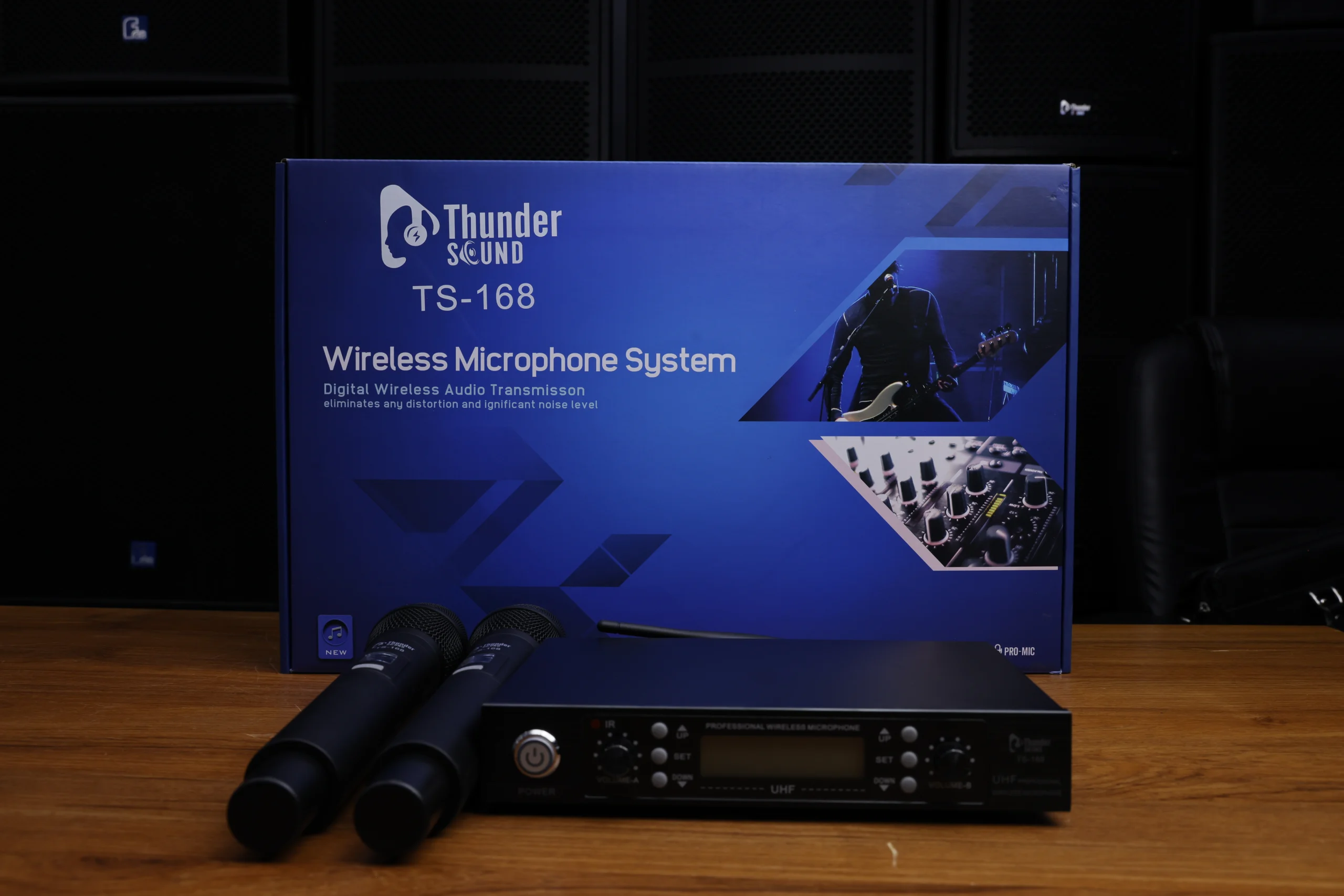 Thunder Sound TS-168 Wireless Microphone System in Kenya Thunder Sound TS-168 wireless microphone system in Kenya