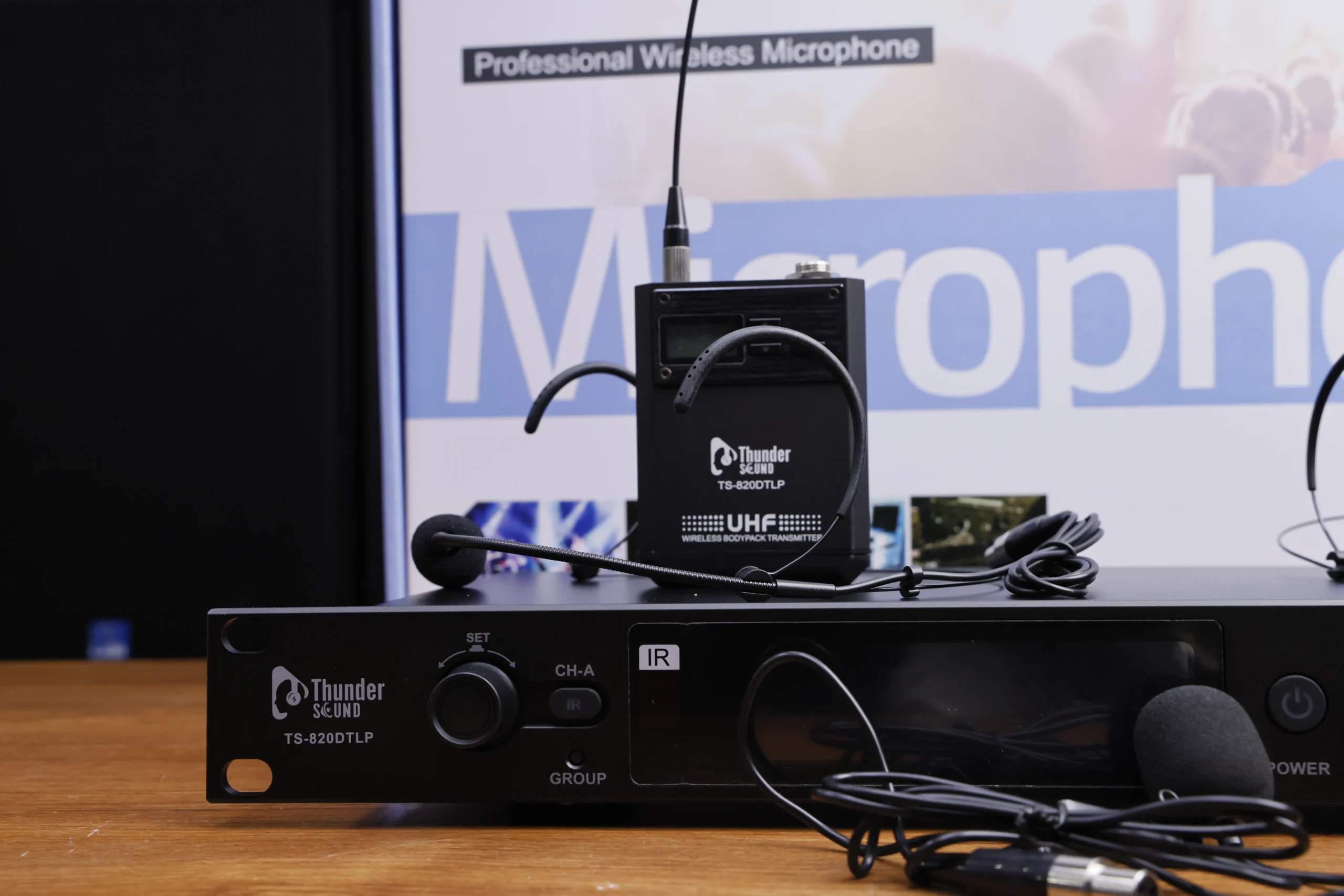 Thunder Sound TS-820DTLP Wireless Microphone System in Kenya Thunder Sound wireless microphone system available in Kenya